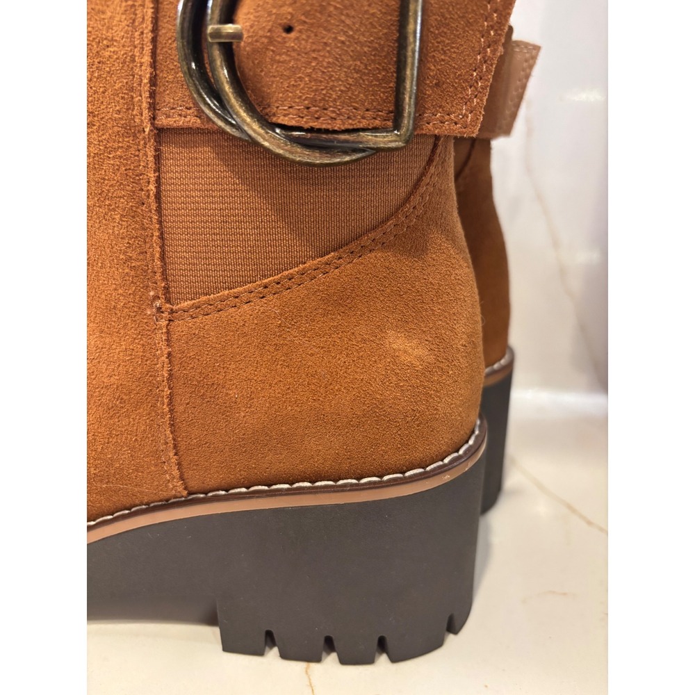 NEW Blondo 6.5 Dakota Waterproof Ankle Boot Women Cognac - Picture 5 of 12